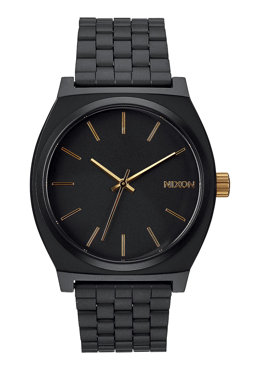 Nixon Time Teller Matte Black/Gold 37mm Watch