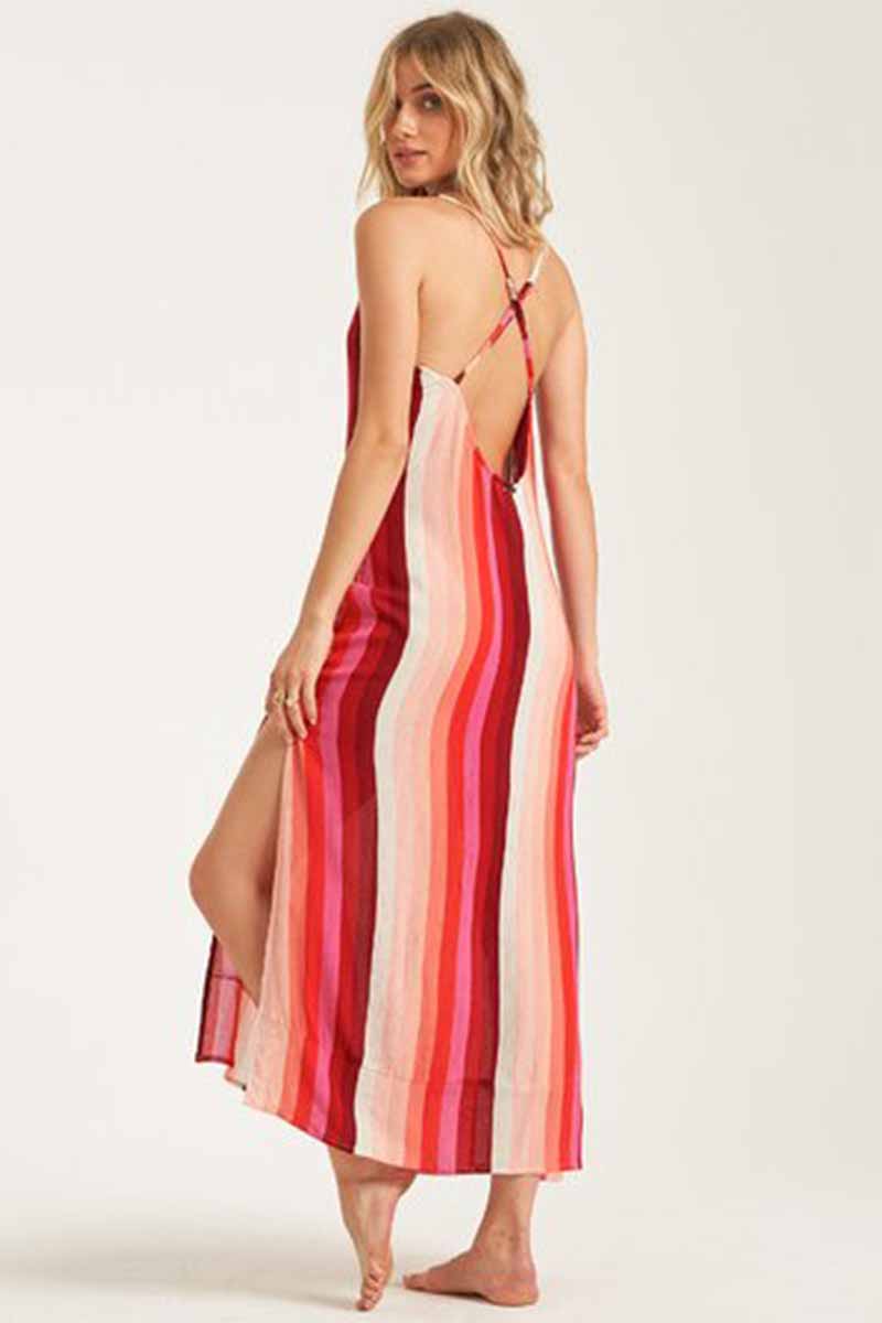 Billabong striped outlet dress