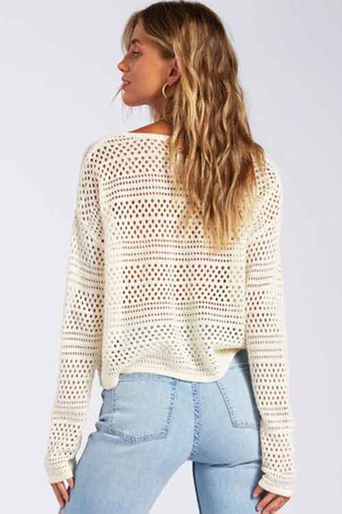 billabong, Night Out Sweater, STONE ROSE (sne)