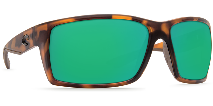 Costa Del Mar Reefton Retro Matte Tortoise Green Mirror 580G