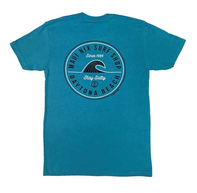 Maui Nix Circle Wave Short Sleeve Tee - Maui Nix Surf Shop